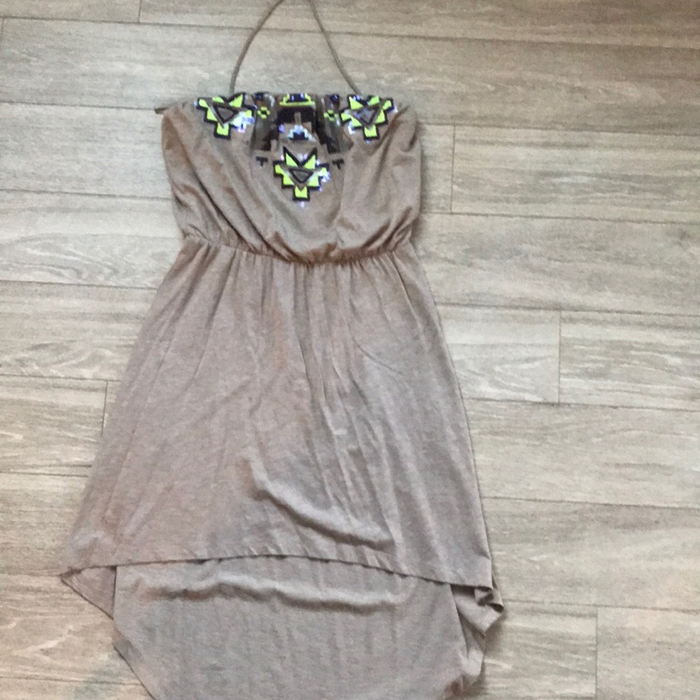 Express Summer Halter Dress